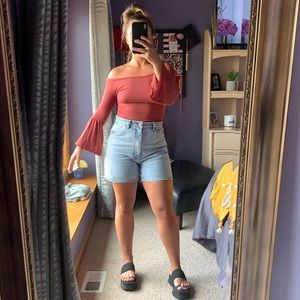 Pacsun Burnt Orange Crop Top